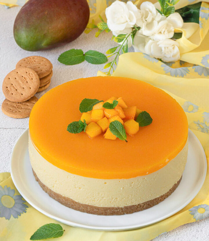 cheesecake al mango