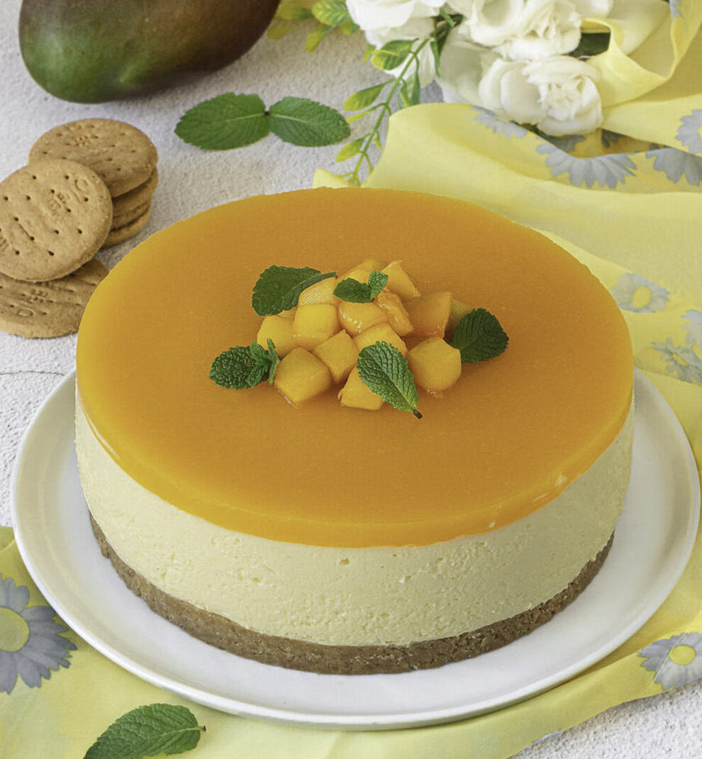 cheesecake al mango