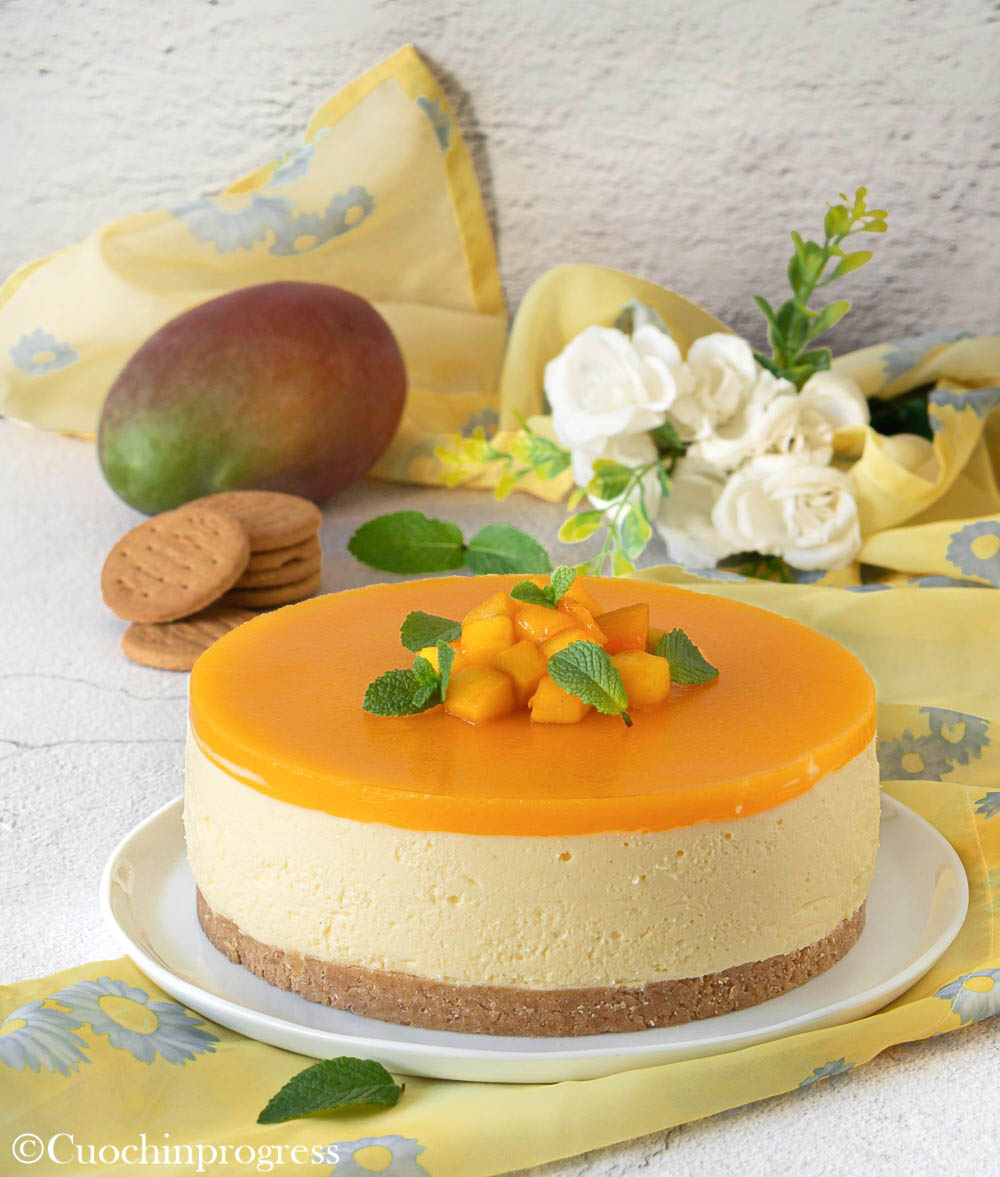 cheesecake al mango