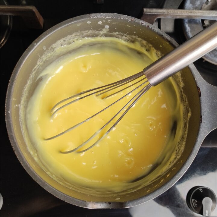 crostata crema e pesche