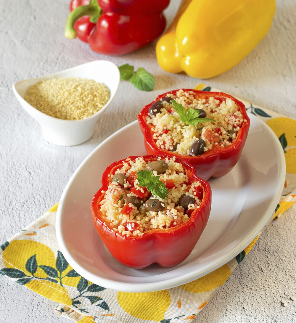 peperoni ripieni di cous cous