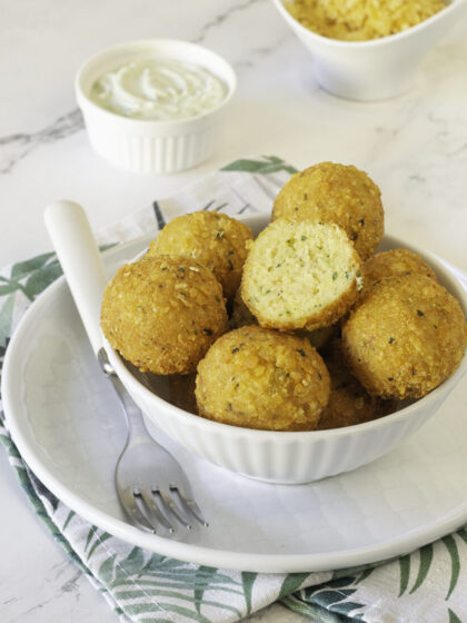 Polpette di merluzzo al limone