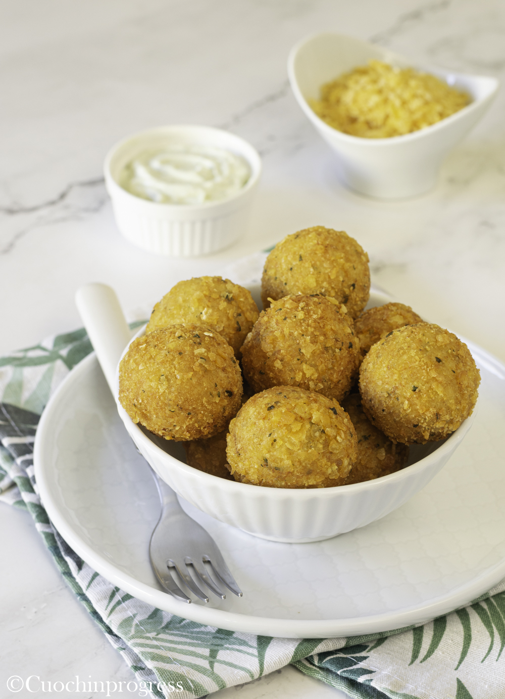 polpette di merluzzo