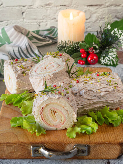 Tronchetto salato di pane veloce