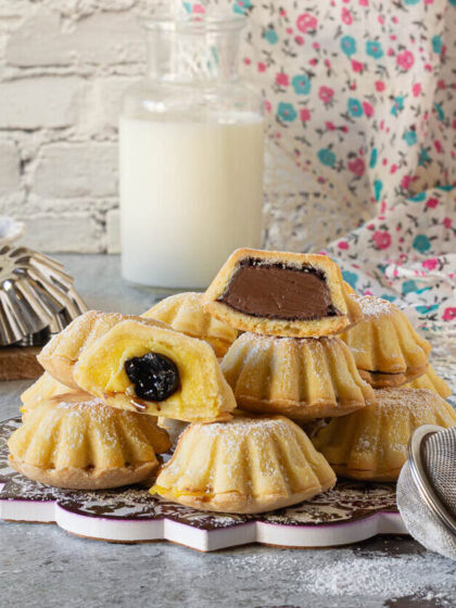 Pasticcini di frolla ripieni