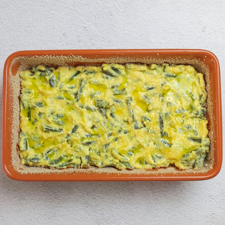 sformato di fagiolini e ricotta