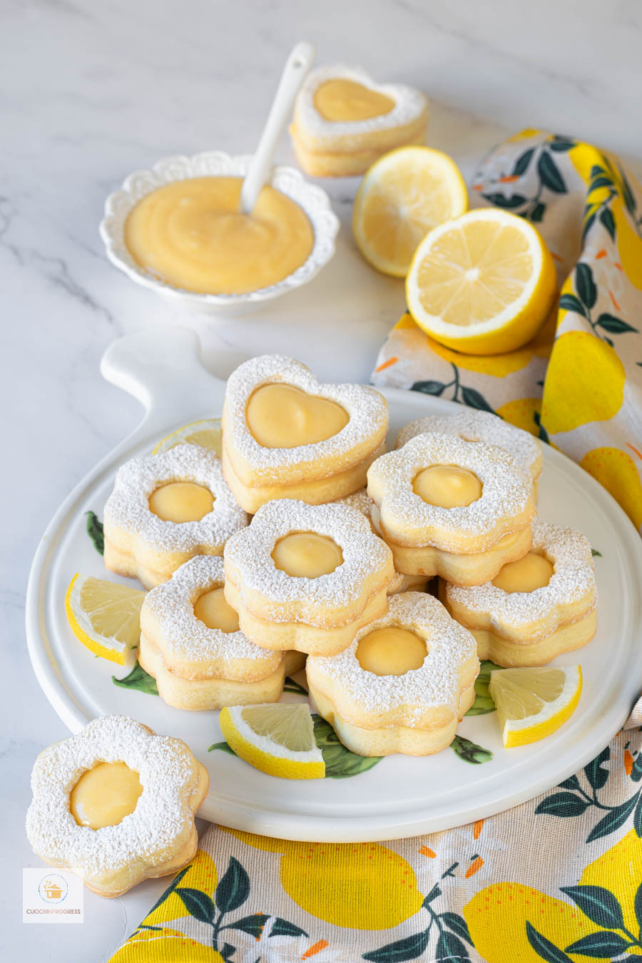 biscotti al lemon curd