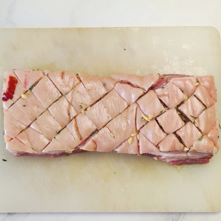 pancetta di maiale al forno