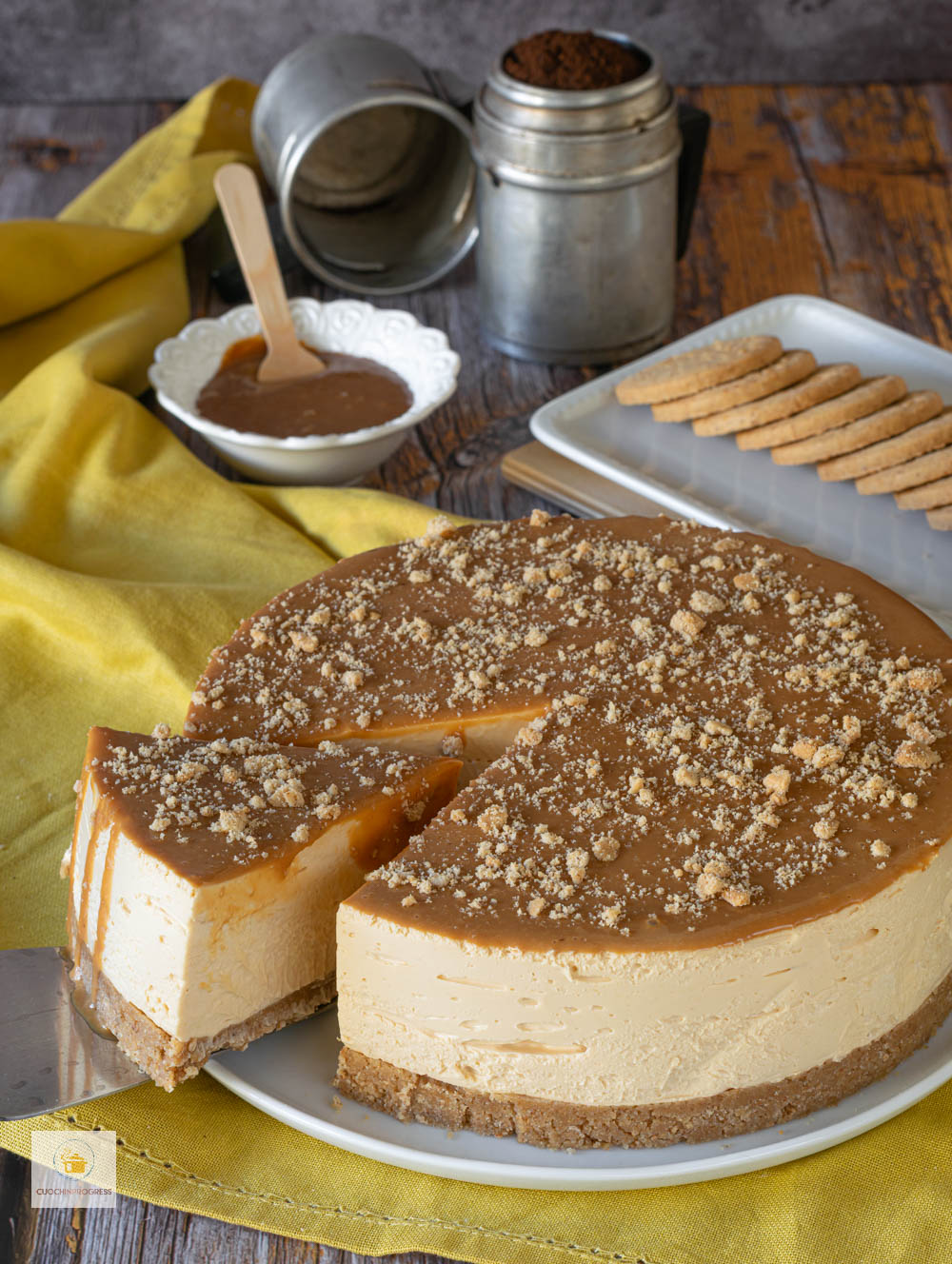 cheesecake al dulce de leche