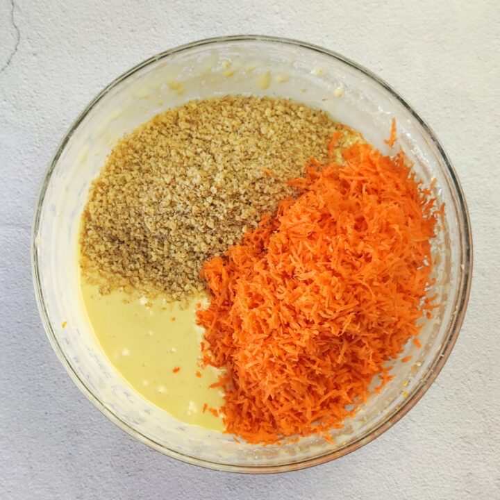 torta di carote e noci