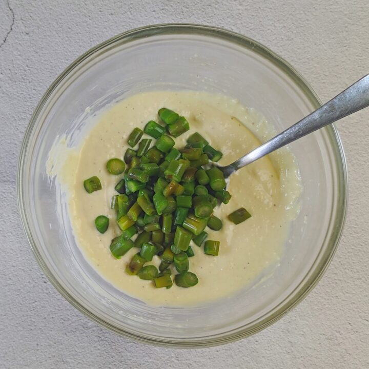 crostatine di sfoglia agli asparagi