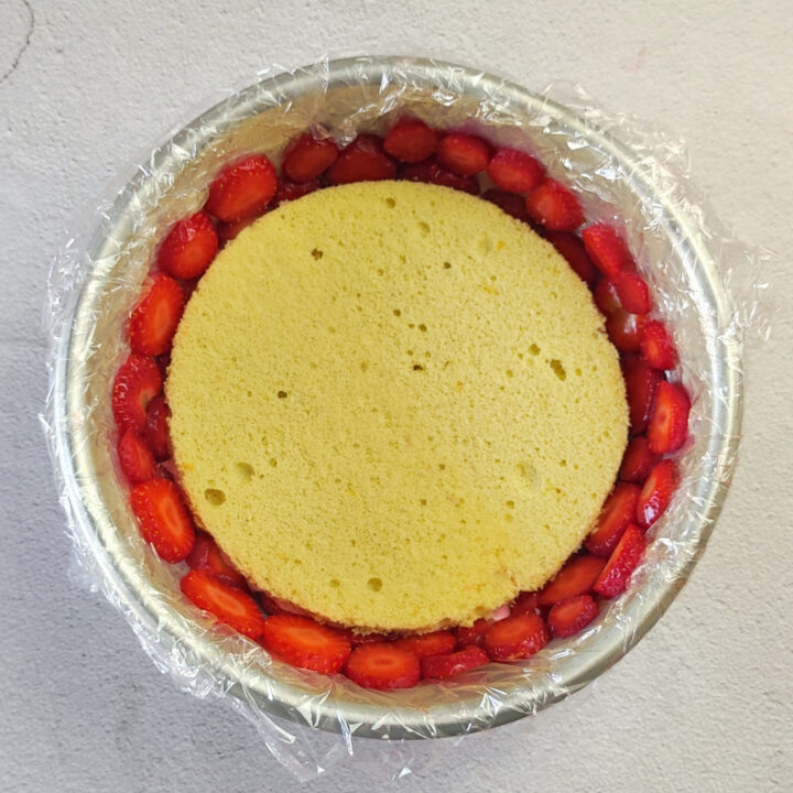 zuccotto cheesecake alle fragole