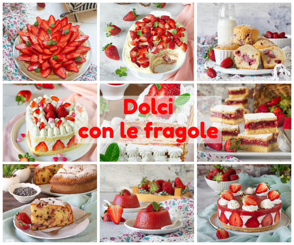 dolci con le fragole