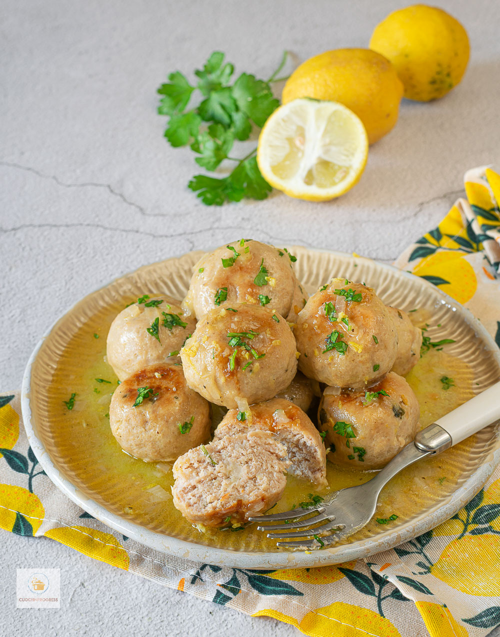 polpette di tonno al limone