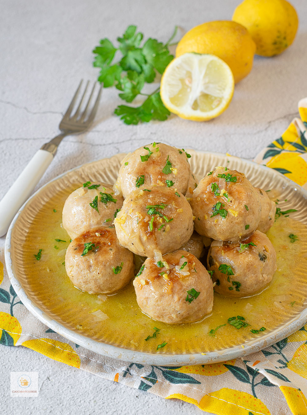 polpette di tonno al limone
