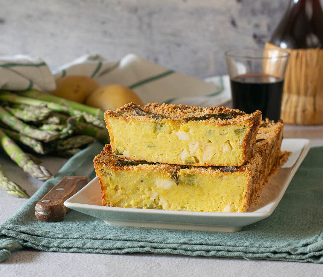 sformato di patate e asparagi
