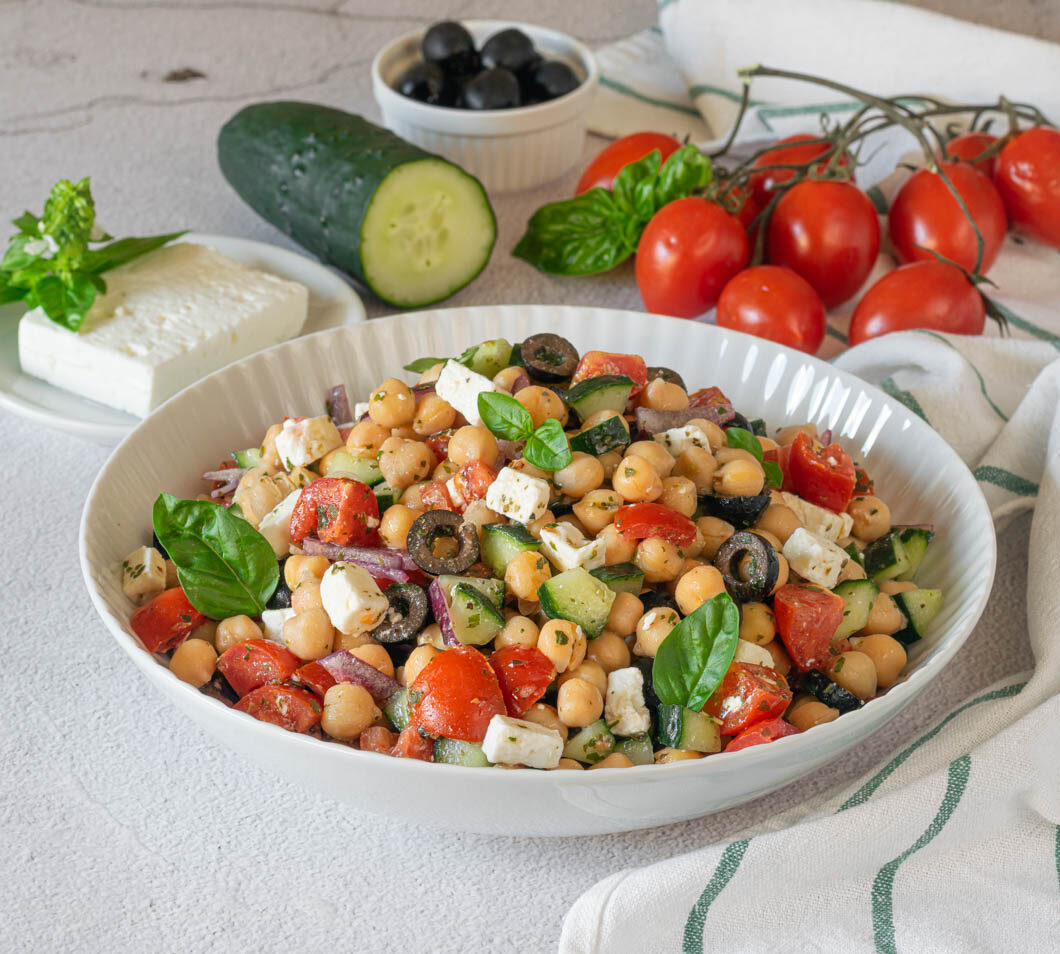 insalata di ceci alla greca