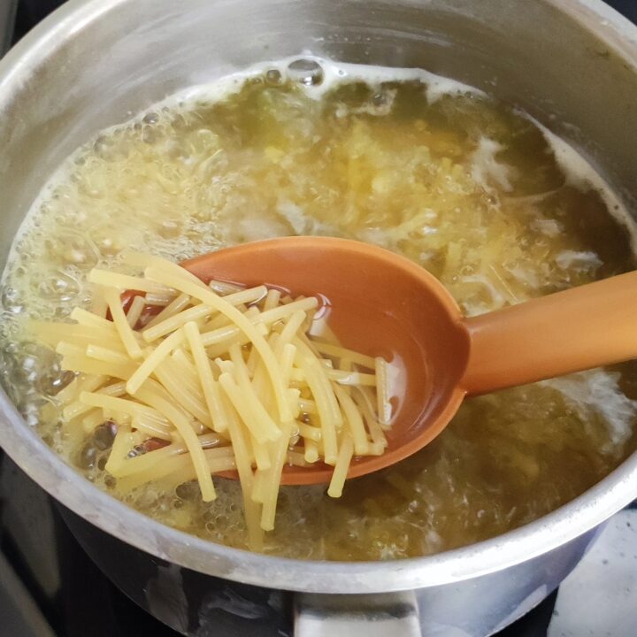 pasta con i tenerumi