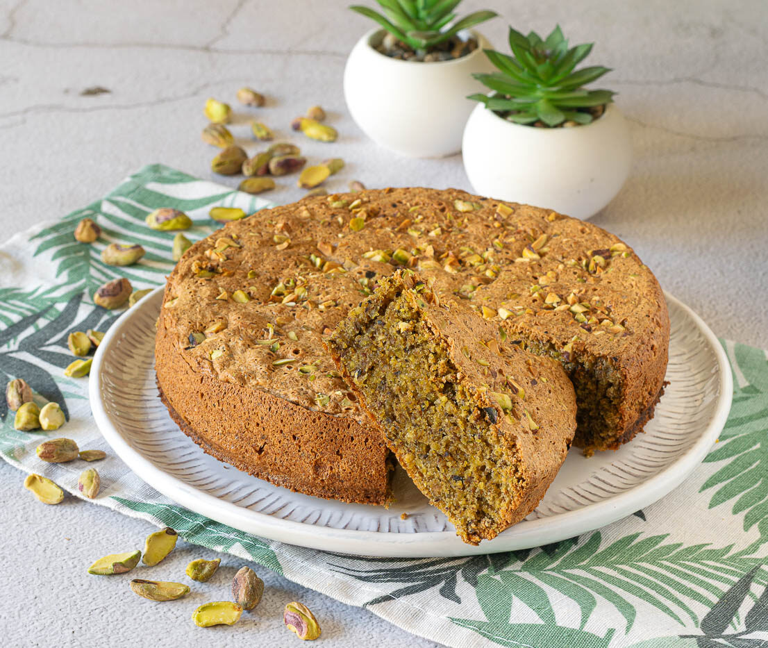 torta di pistacchi senza glutine