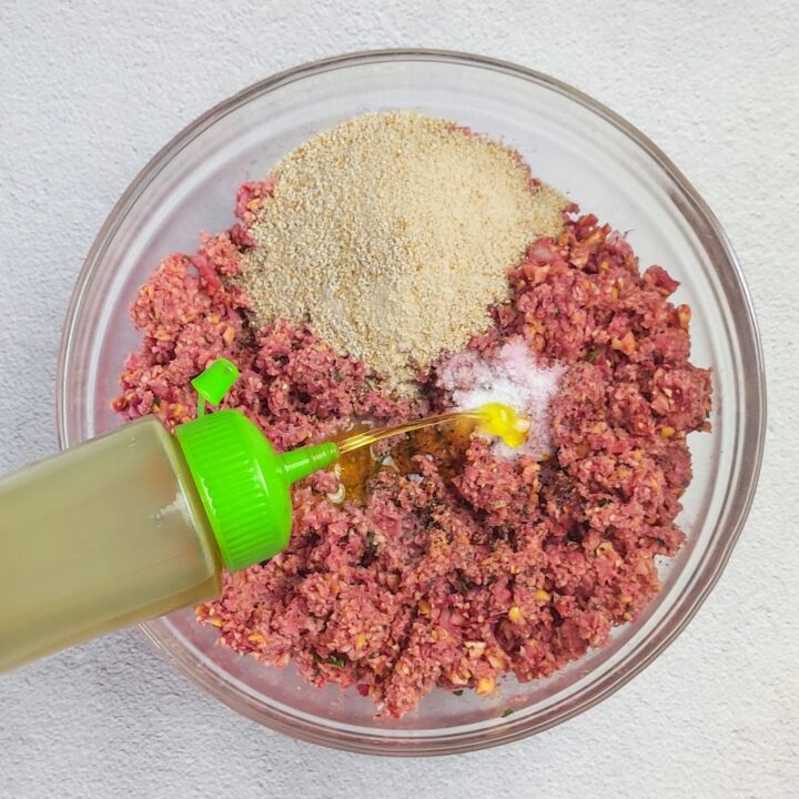 falafel di ceci e barbabietola