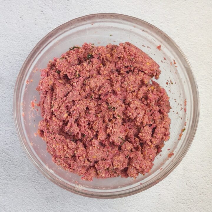 falafel di ceci e barbabietola