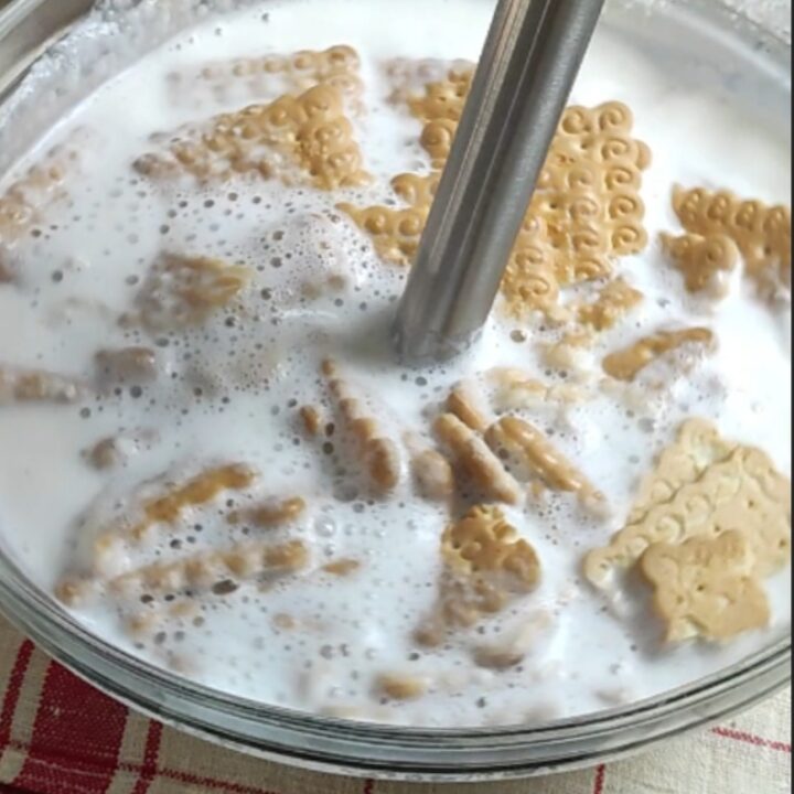 budino di biscotti e cioccolato