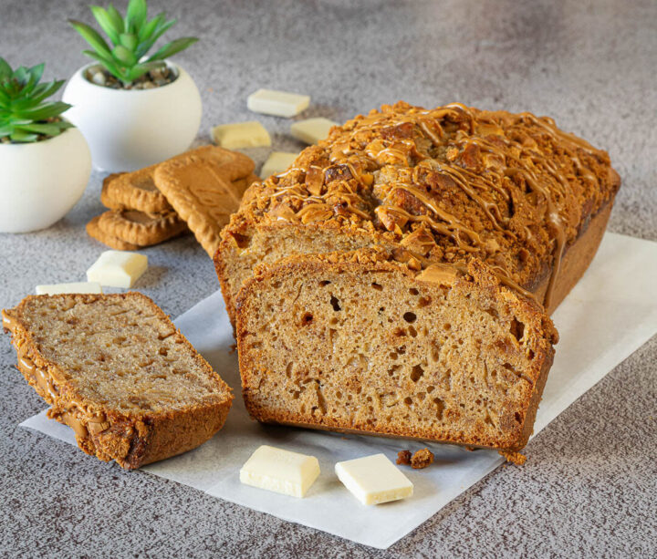 banana bread con cioccolato bianco