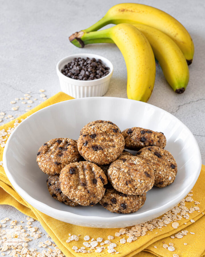 biscotti alla banana e avena