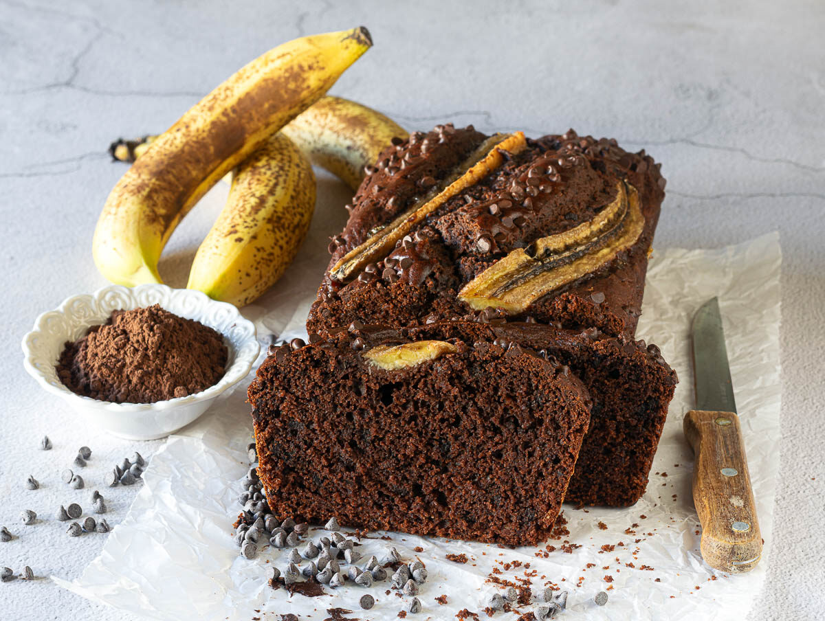 plumcake banane e cioccolato