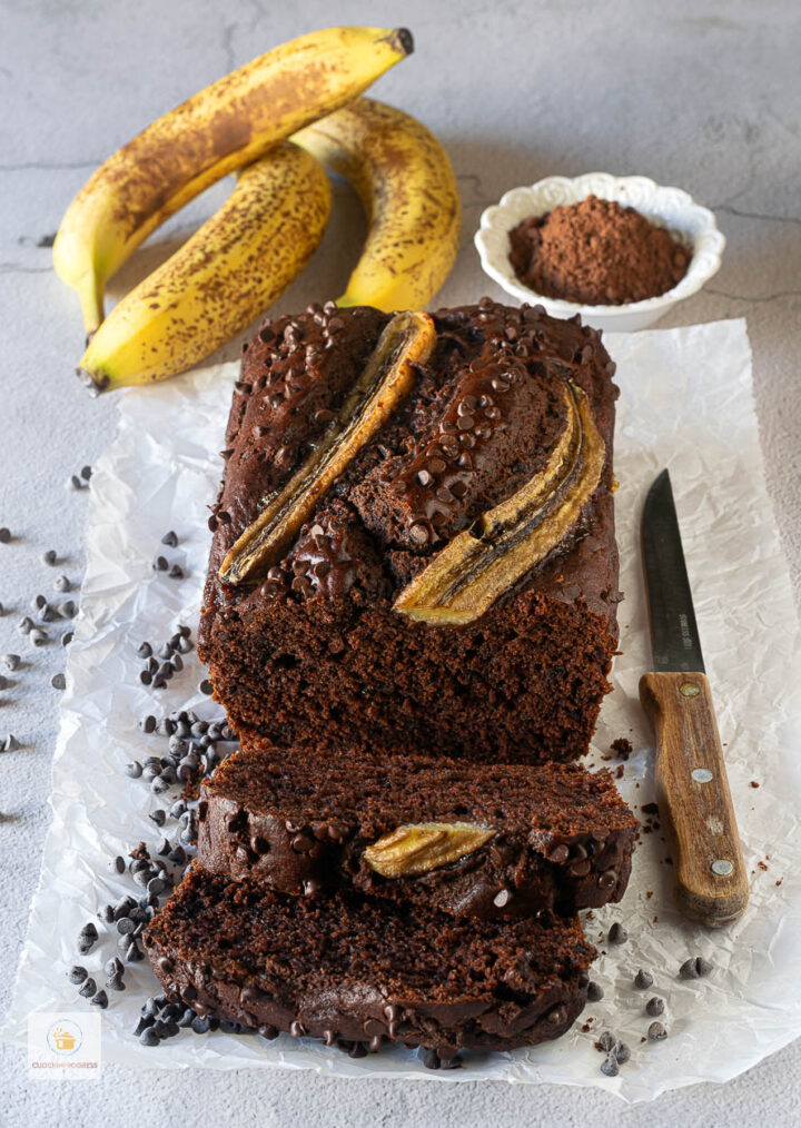 plumcake banane e cioccolato
