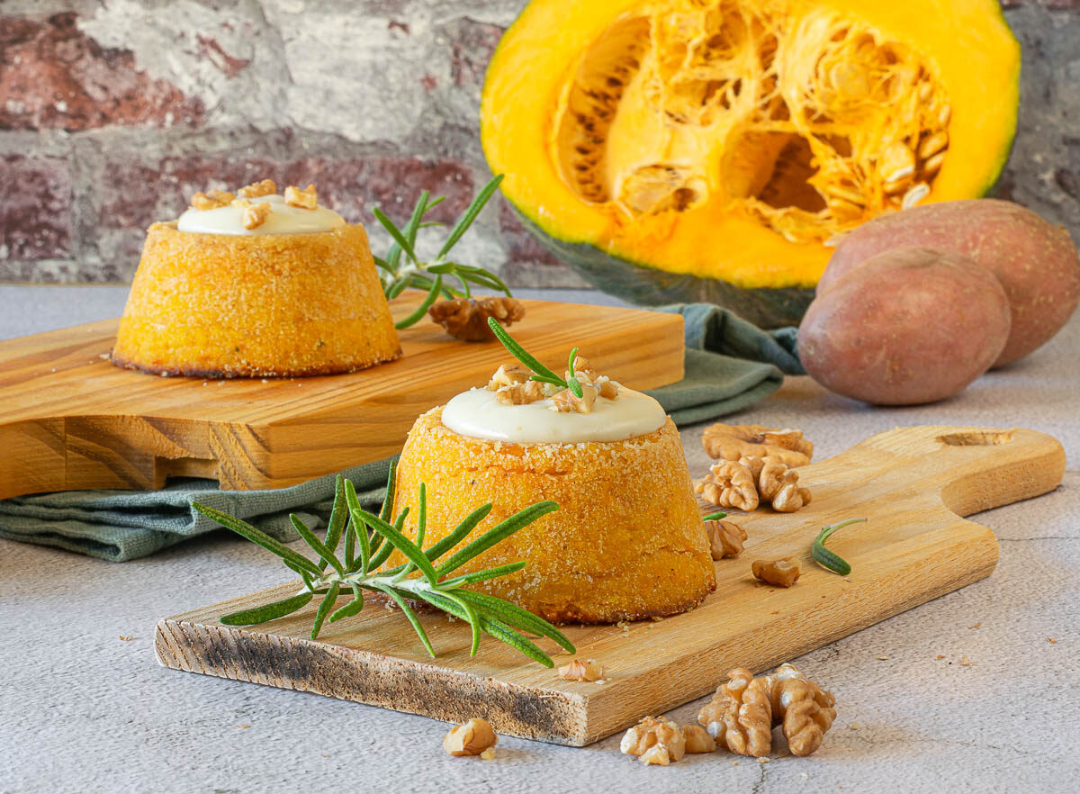 sformatini di zucca e patate