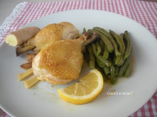 Pollo con limone e zenzero