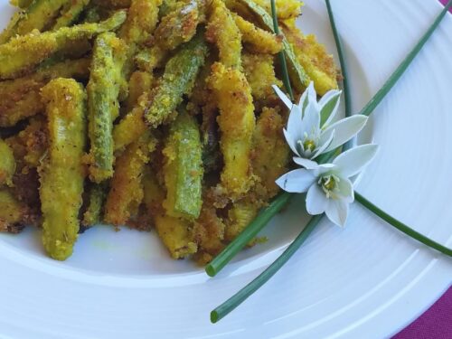 Bastoncini di zucchine al forno