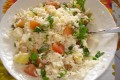 insalata di riso con tonno pomodori rucola e patate