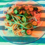 spaghetti con zucchine alla Nerano
