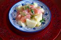 Salmone affumicato e patate in insalata