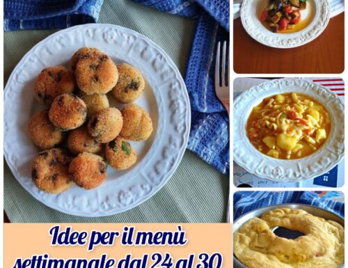 Idee per il menù settimanale dal 24 al 30 marzo 2025