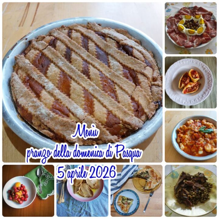 Menù pranzo della domenica di Pasqua 5 aprile 2026