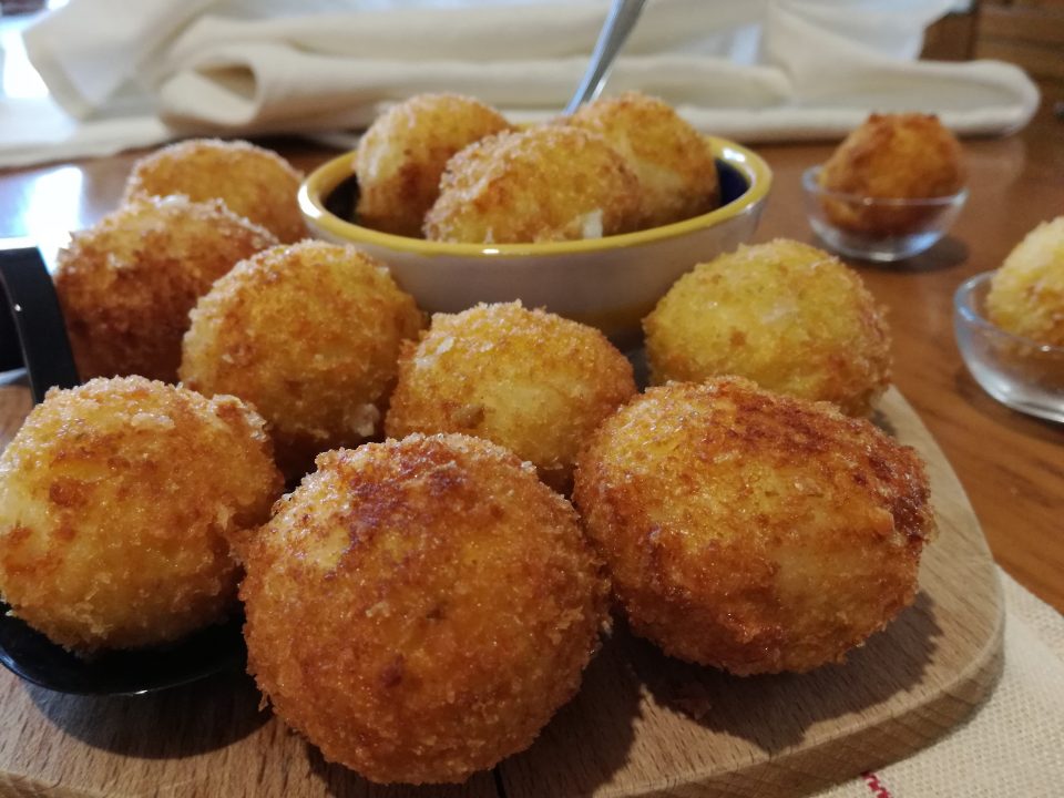 Arancini di riso mignon allo zafferano - Curmifood