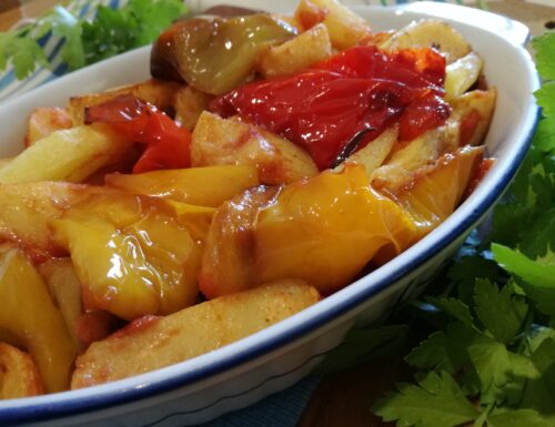 Peperoni e patate ricetta calabrese
