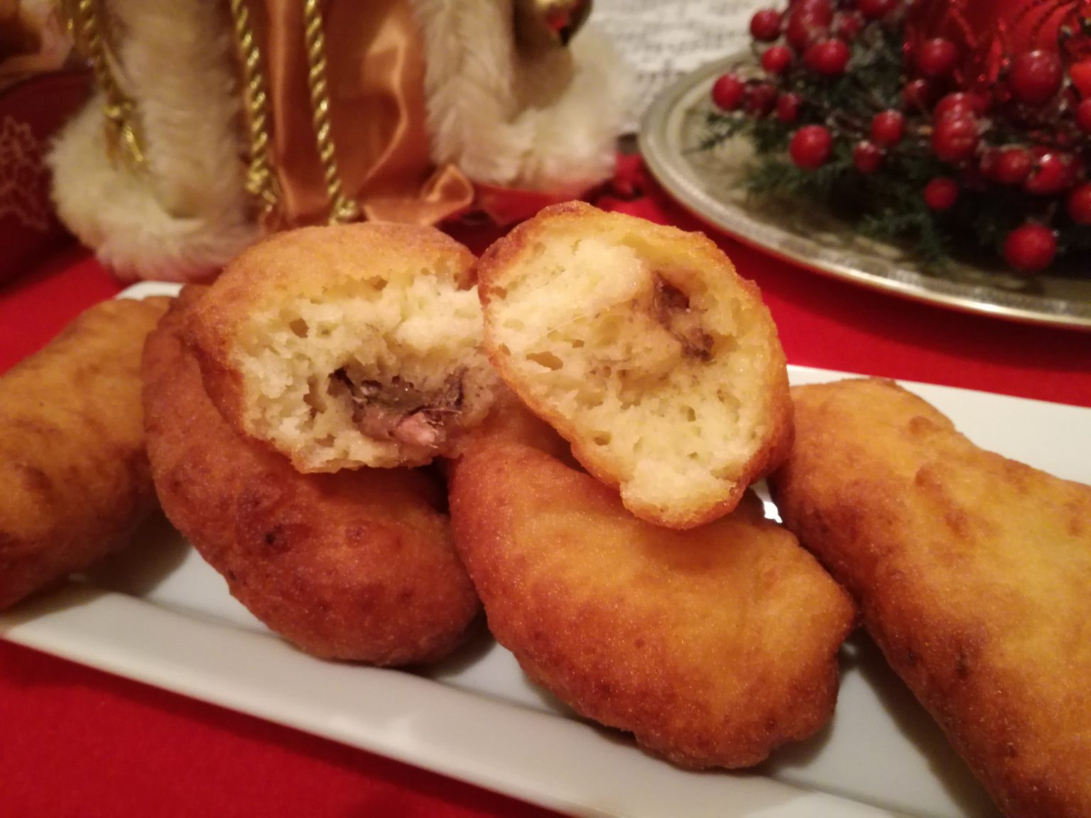 Zeppole calabresi con alici Curmifood