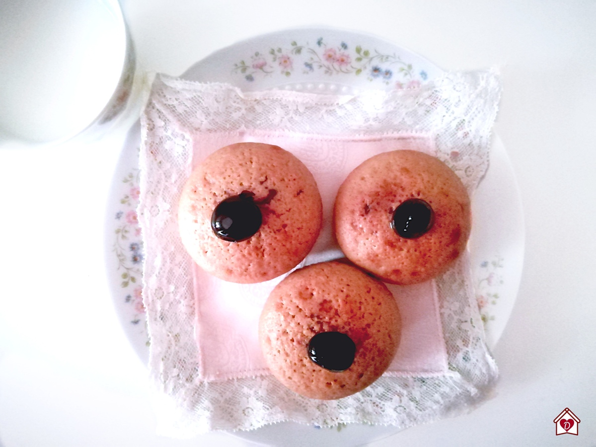 muffin con amarene sciroppate