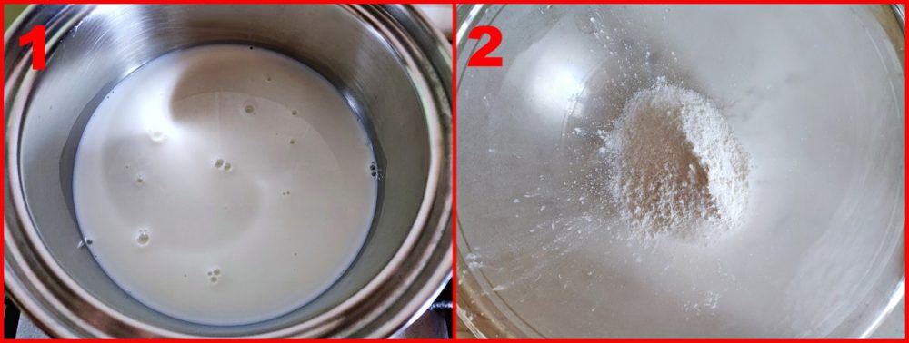 primo procedimento per la crema allo yogurt senza uova