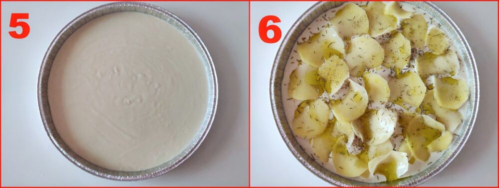 terzo procedimento della focaccia senza lievito con bicarbonato