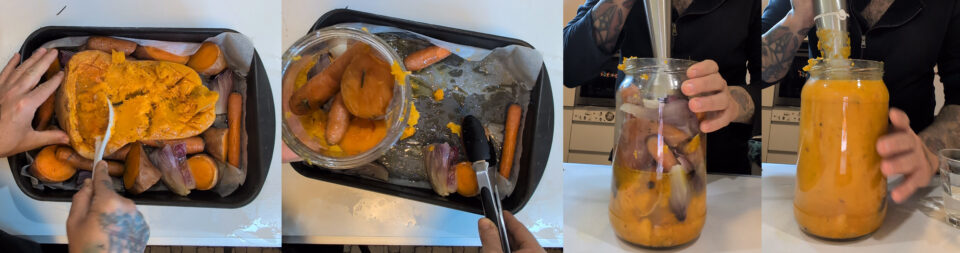 Vellutata di zucca e patate dolci