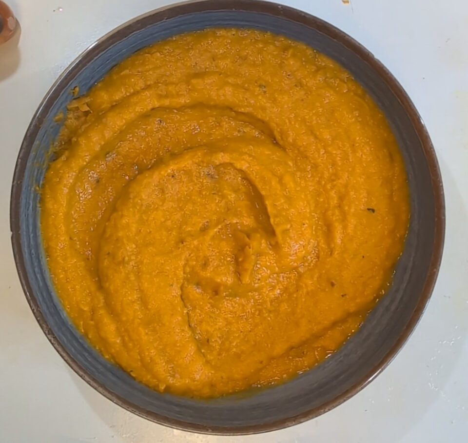 Vellutata di zucca e patate dolci