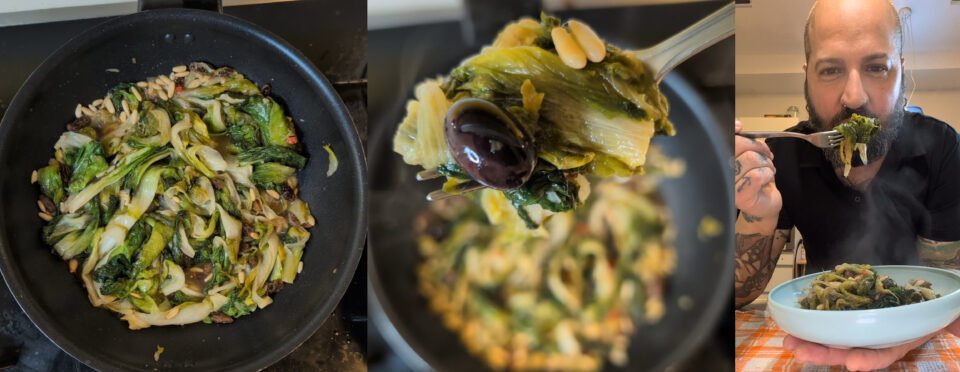 Scarola in padella alla napoletana