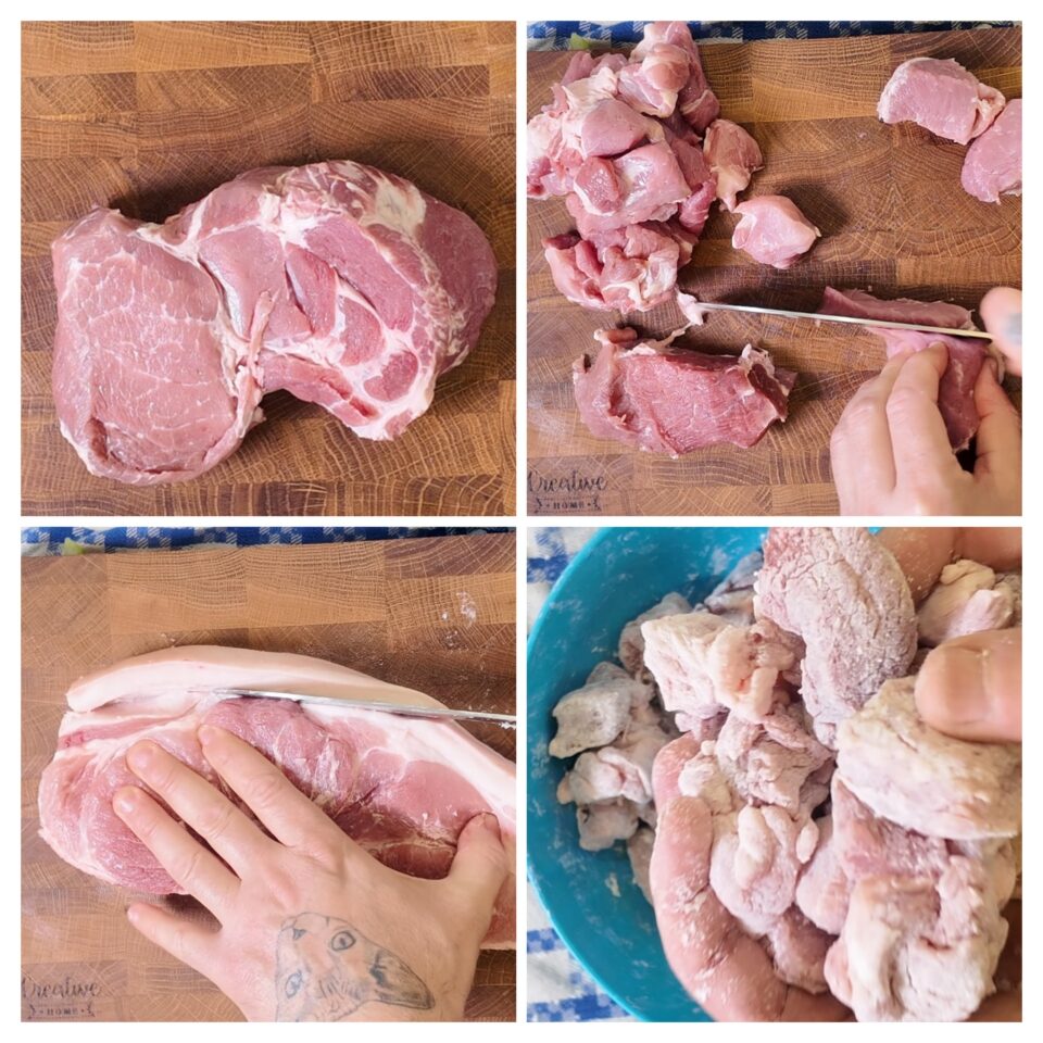 Spezzatino di maiale con piselli: la ricetta classica per carne morbidissima