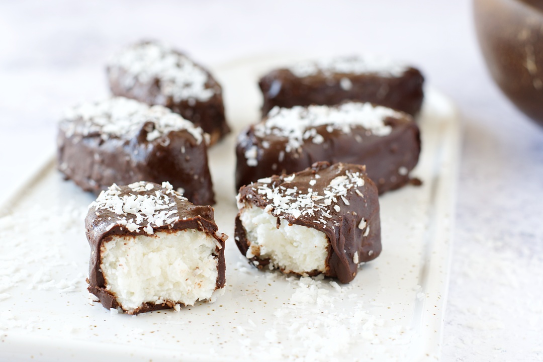 Barrette Cocco e Cioccolato Light (con yogurt greco, senza zucchero) DANICUCINA