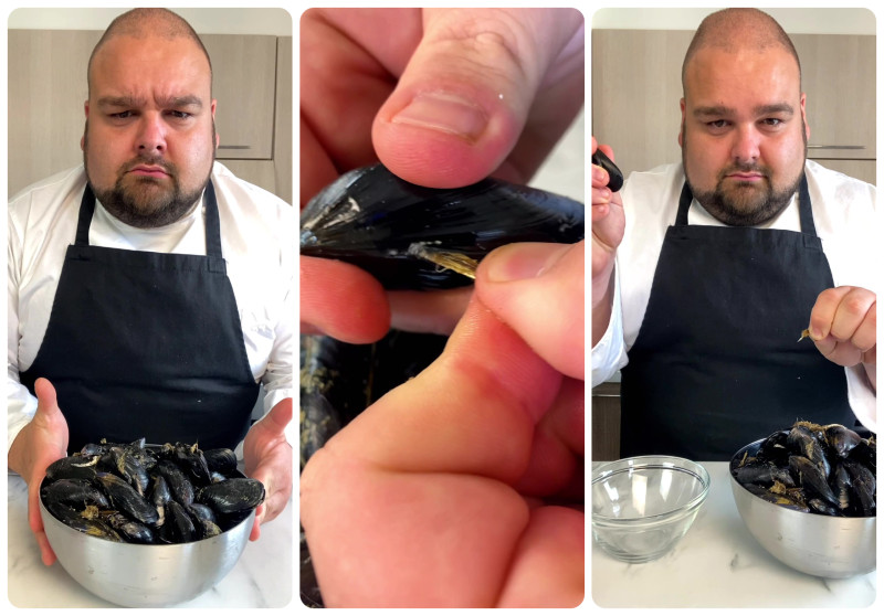Come pulire le cozze